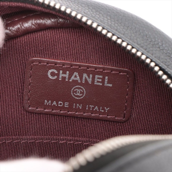 Chanel Quilted Round Caviar Chain Shoulder Bag Silver 2020 - Picture 6 of 7